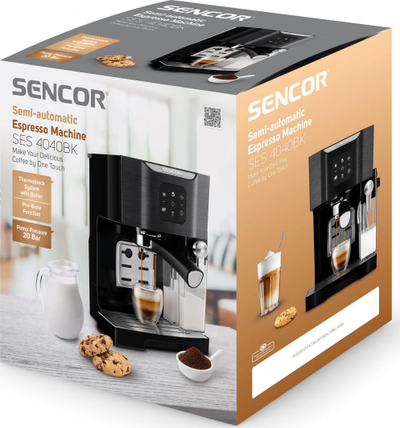 Makineri ekspresi Sencor SES 4040BK, e zezë
