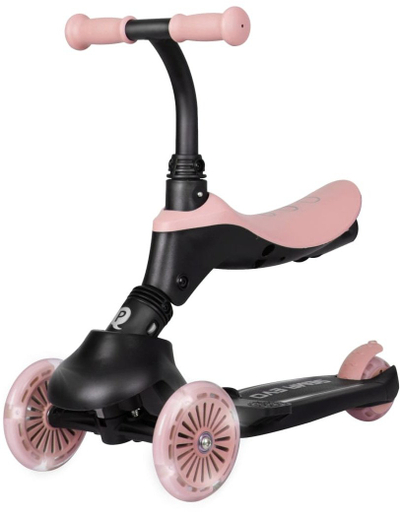 Trotinet multifunksional Qplay Sema EVO, 5 në 1, 1‑6 vjeç, rozë