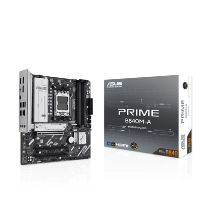 Pllakë amë Asus PRIME B840M-A-CSM, Socket AM5, DDR5, micro ATX, e zezë
