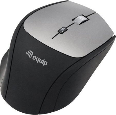 Mouse wireless Equip 245115, optik, USB A dhe USB C, i zi