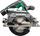 Sharrë rrethore HiKOKI C3606DB, 165mm, 36V 2x5Ah, jeshile me të zezë