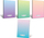 Fletore Brulion në formatin B5/160K Ombre Powder pastel (4 copë)