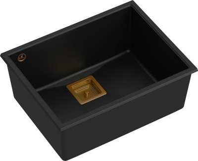 Lavaman kuzhine Quadron DAVID 50 GraniteQ, montim nën banak, pure carbon copper