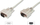 Сериски кабел Digitus AK610203030E, DB9 машки во DB9 женски, 3m, беж