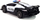 Makina lodër policie Racing Police R/C, 1:16, me telekomandë, e zezë