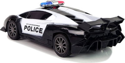 Makina lodër policie Racing Police R/C, 1:16, me telekomandë, e zezë
