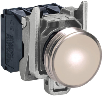 Dritë sinjalizuese Schneider Electric XB4, LED, 22 mm, 240 V, e bardhë