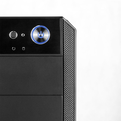 Kasë kompjuteri Modecom Oberon Pro Silent (AT-OBERON-PS-10-000000-0002), e zezë