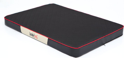 Dyshek për qen Hobbydog Premium Mattress, madhësia XL, material Codura, lëkurë eco e zezë