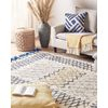 Tapet Cotton Rug Erzincan, 140 x 200 cm, pambuk, bezhë blu e zezë e verdhë