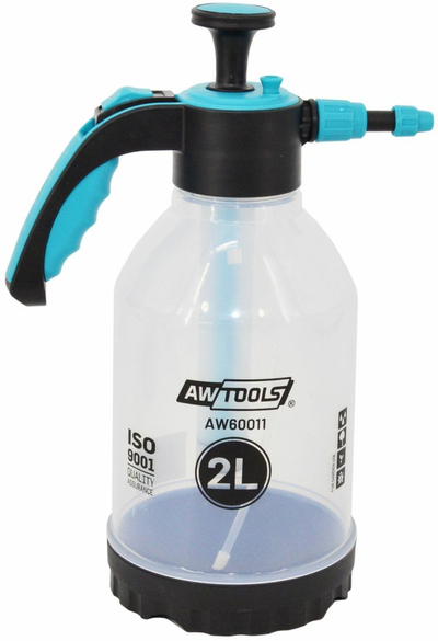 Spërkatës me presion AWTools AW60011, 2L, dorezë ergonomike, transparent blu