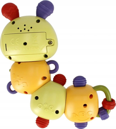 Lodër muzikore BAM BAM Caterpillar 481795, me drita edhe melodi, shumëngjyrëshe