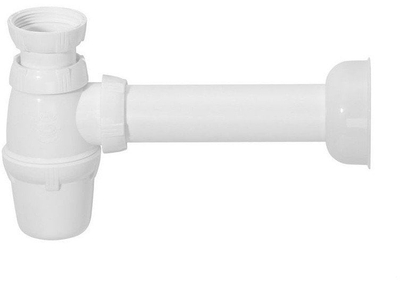 Sifon lavamani Wirquin Bottle, 1 1/4", dalje 32 mm, i bardhë