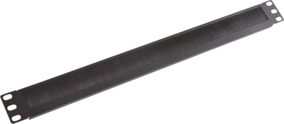 Panel furçë për RACK Alantec PK047, 1U, 19", i zi