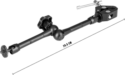 Krah montimi fotografik Camrock Magic Arm 11 CS-CL, 24 cm, kapëse Crab Clamp, i zi