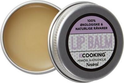 Balsam për buzë Ecooking me vaj argani bio, hidratues, neutral, 15 ml