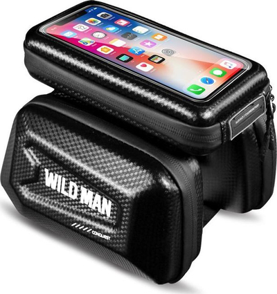 WildMan HardPouch XL Велосипедска Торба, Црна