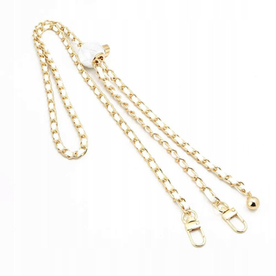 Универзална врвка за телефон Chain Lanyard Glamour, максимална ширина 80mm, бела