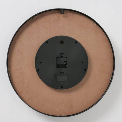 Orë muri Boltze Modern World Map, 57 cm, MDF, e zezë