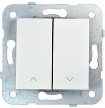 Ndërprerës elektrik VIKO, IP20, i bardhë
