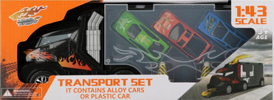 Set lodrash kamion transportues MEGA CREATIVE 544921, 1:43, me 3 makina, i zi