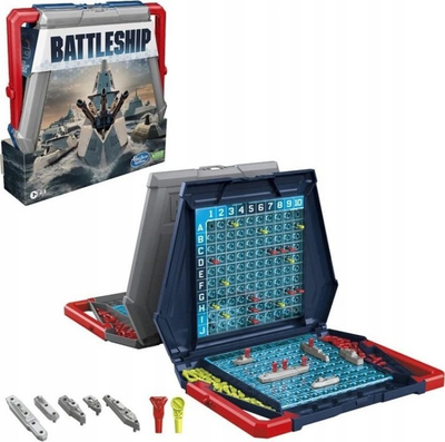 Lojë tavoline Hasbro Battleship Classic, strategji, për 2 lojtarë, shumëngjyrëshe