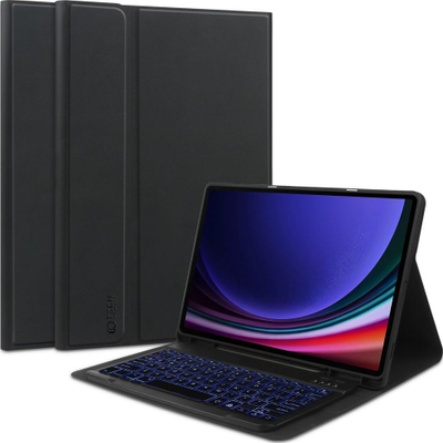 Këllëf me tastierë Tech-Protect SC Pen për Galaxy Tab S9 11", Bluetooth, me mbajtëse stylus, i zi