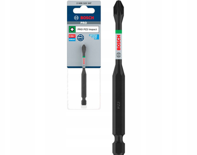 Бит Позидрив Bosch Pro Impact Control Torsion PZ2, 90mm, 1/4" Hex