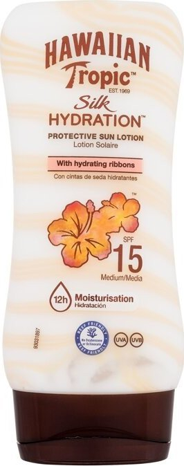 Balsam për nxirje Hawaiian Tropic Silk Hydration, SPF 15, 180ml
