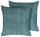Set jastëkë dekorativë Beliani VERPIS, 2 copë, 50 x 50 cm, blu