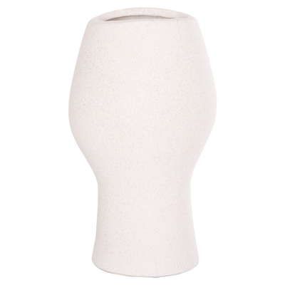 Dekor tavoline qeramike Humans Φ14x25Hcm (HM4631), bardhë
