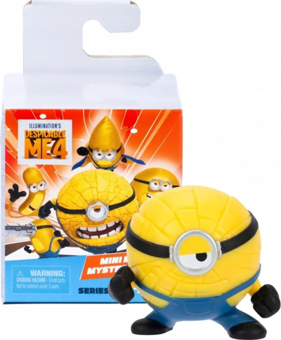 Figurë misterioze koleksionuese Despicable Me 4 Mini Minions, 2", për fëmijë 4+