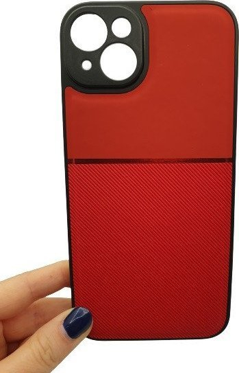 Maskë telefoni Noble për iPhone 14 Plus, mbrojtëse, magnetike, e kuqe