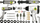 Set veglash pneumatike Vorel 34 copë, 1/2", me valixhe, argjendtë