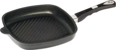 Tigan grill AMT Gastroguss, 26x26 cm, alumin, i zi
