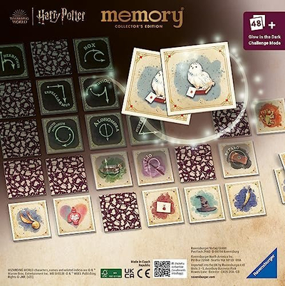 Lojë memorie Ravensburger Harry Potter Collector, për kalamaj 6+, shumëngjyrëshe