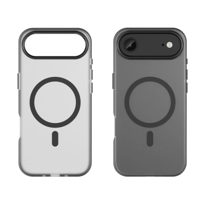 Mbrojtëse telefoni Hurtel Magnetic Sanding, për iPhone 17 Air, MagSafe, mat, e zezë
