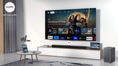 Soundbar TCL S55HE, me bass të thellë, i zi