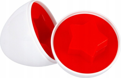Lodër edukative BAM BAM Sorter Eggs 492750, 10 vezë, kuti e verdhë