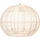 Llambë varëse Atmosphera Kita, rattan 38 cm, diametër 38 cm, bezhë