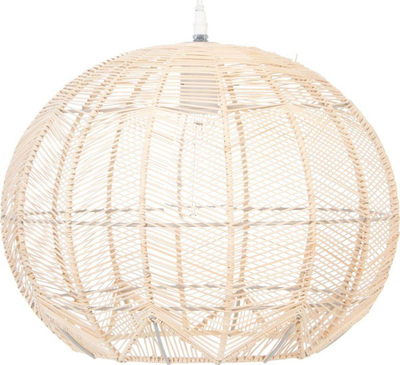 Llambë varëse Atmosphera Kita, rattan 38 cm, diametër 38 cm, bezhë