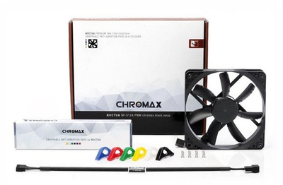 Ftohës Noctua NF-S12A PWM chromax.black.swap
