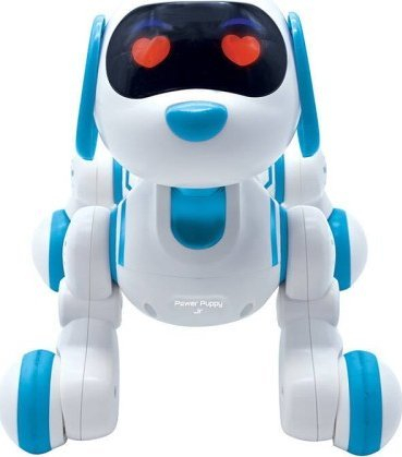 Роботска играчка Lexibook Power Puppy Junior, програмбилна, со далечински управувач, бела