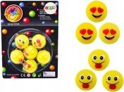 Set toptha gome Emoji, 6 copë, të verdhë