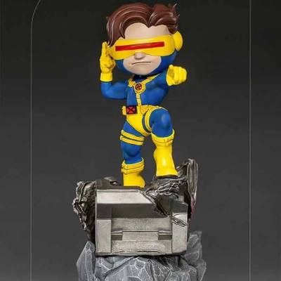 Figurë për koleksion Iron Studios X-Men Cyclops MiniCo, Marvel, shumëngjyrëshe