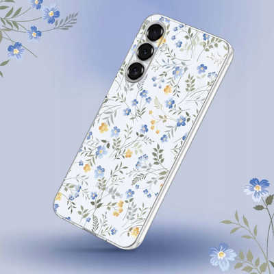 Këllëf telefoni Tech-Protect Flexair për Samsung Galaxy A36 5G, TPU, transparent me lule