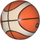 Top basketbolli Enero Intense R7, nr. 7, për jashtë edhe brenda, portokalli me bezhë