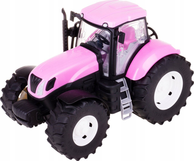 Lodër traktor Tupiko Pink Tractor, shkalla 1:16, plastikë, rozë