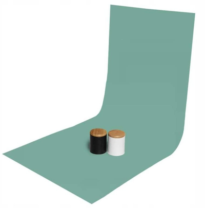 Sfond fotografik PVC GlareOne Jade, 60x130cm, mat, jeshil jade