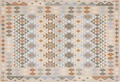Kilim Atmosphera me motive Aztek, 160 x 230 cm, polipropilen, shumëngjyrësh